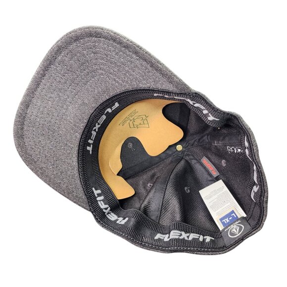 NWT Volcom Full Stone Logo Flexfit Hat Cap Size L-XL Gray - Picture 3 of 10